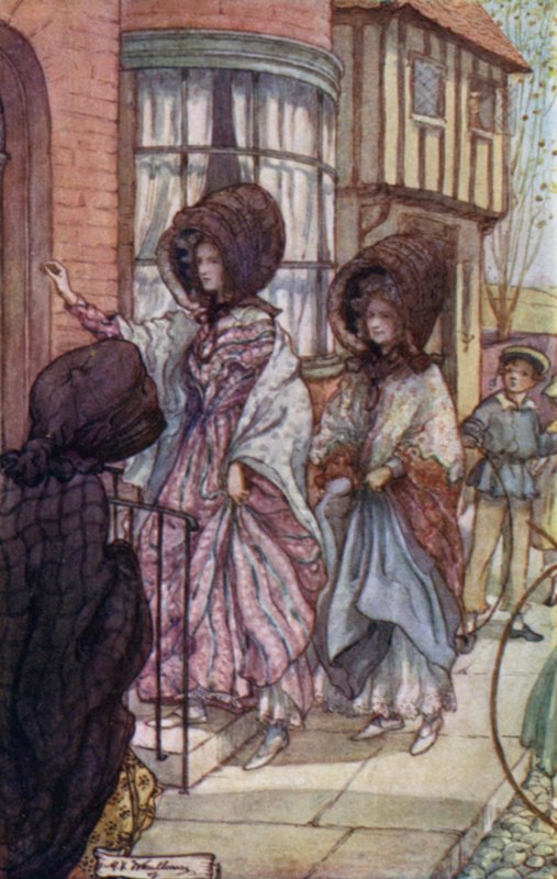Ilustrace pro Cranford od paní Gaskell od Mary V. Wheelhouse