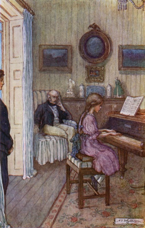 Ilustrace pro malé ženy od Mary V. Wheelhouse