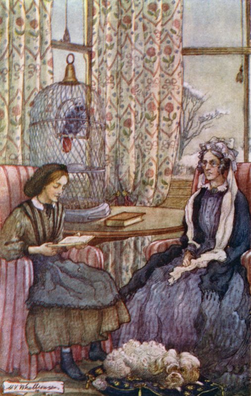 Ilustrace pro malé ženy od Mary V. Wheelhouse