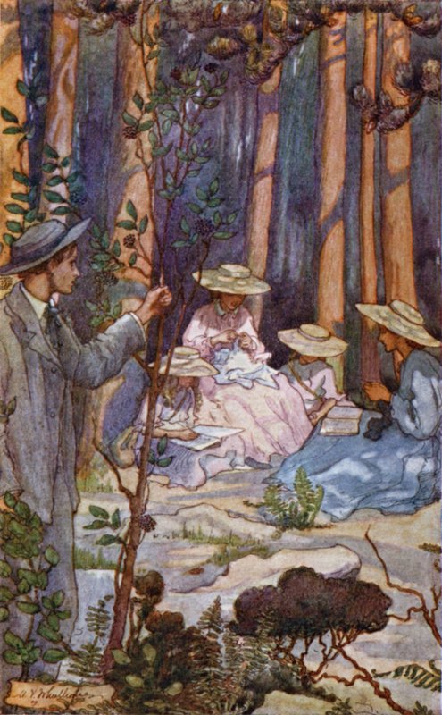Ilustrace pro malé ženy od Mary V. Wheelhouse