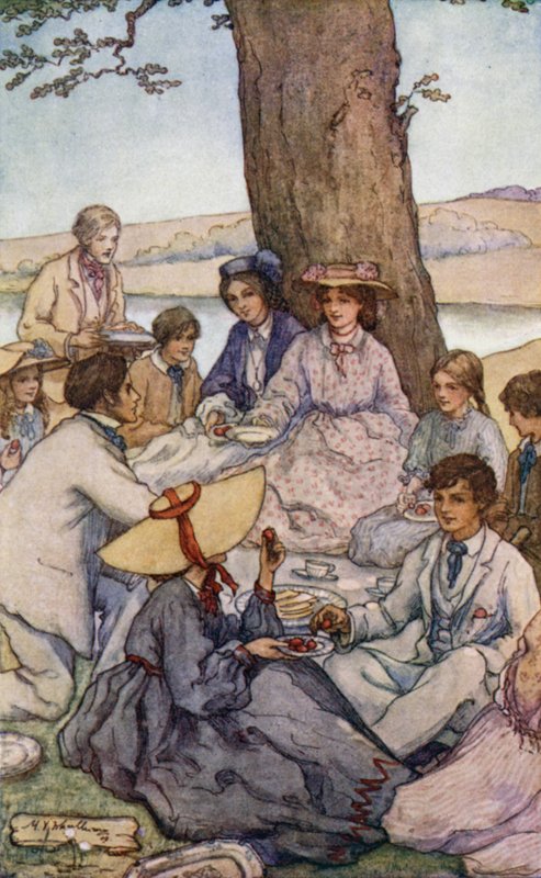 Ilustrace pro malé ženy od Mary V. Wheelhouse