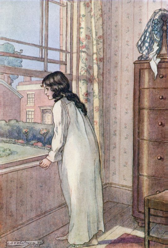 Ilustrace pro manželky a dcery od paní Gaskell od Mary V. Wheelhouse
