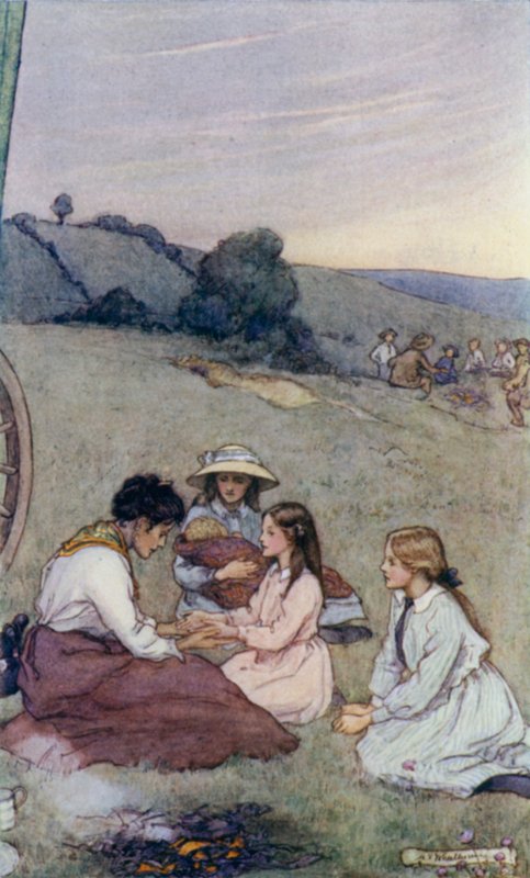Scéna ze Slowcoach od Edwarda Verralla Lucase od Mary V. Wheelhouse