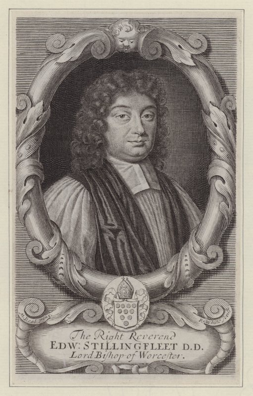 Edward Stillingfleet, biskup z Worcesteru (rytina) od Mary (after) Beale