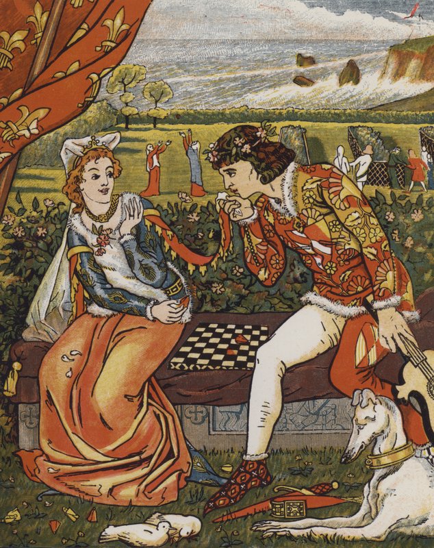 Dorigen a Aurelius, Chaucerův Franklinův příběh od Mary Eliza Haweis