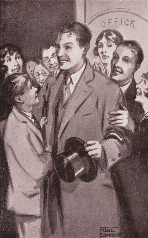 Ilustrace k filmu Kipps od H. G. Wellse (litografie) od Mary Ellen Edwards