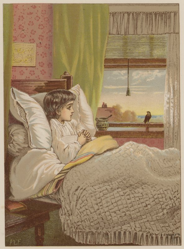 Neplatné dítě (chromolitho) od Mary Ellen Edwards