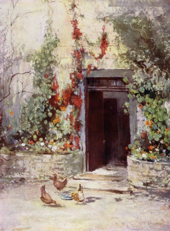 Skotské zahrady: Leckie (barevné lito) od Mary Georgina Wade Wilson