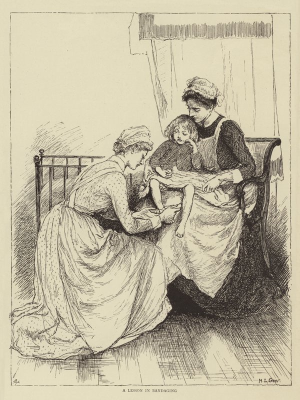 Ilustrace k Příběhu sestry od Honnor Morten od Mary L. Gow