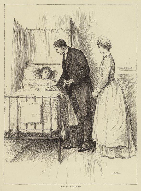 Ilustrace k filmu Příběh zdravotní sestry, autor: Honnor Morten od Mary L. Gow
