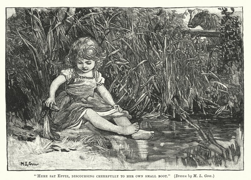 Silas Marner – Zde seděla Eppie a vesele mluvila ke své vlastní malé botě od Mary L. Gow