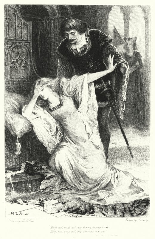The Braes Of Yarrow (rytina) od Mary L. Gow