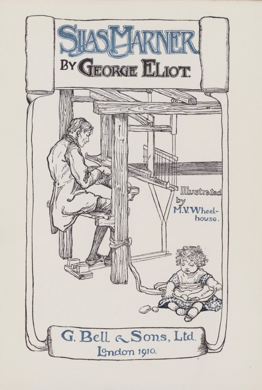 Ilustrace pro Silas Marner (barevné lito) od Mary V. Wheelhouse