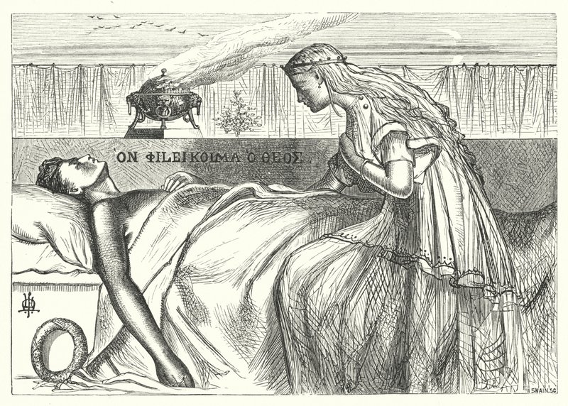 Šílenec z Korintu (rytina) od Matthew James (attr. to) Lawless
