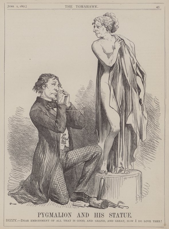 Pygmalion a jeho socha (barva lito) od Matthew