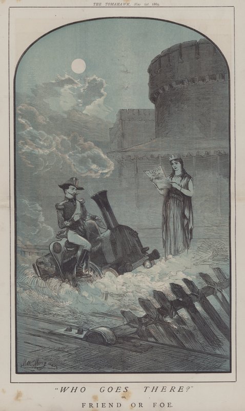 Kdo tam jde? nebo, přítel nebo nepřítel (barva litho) od Matthew