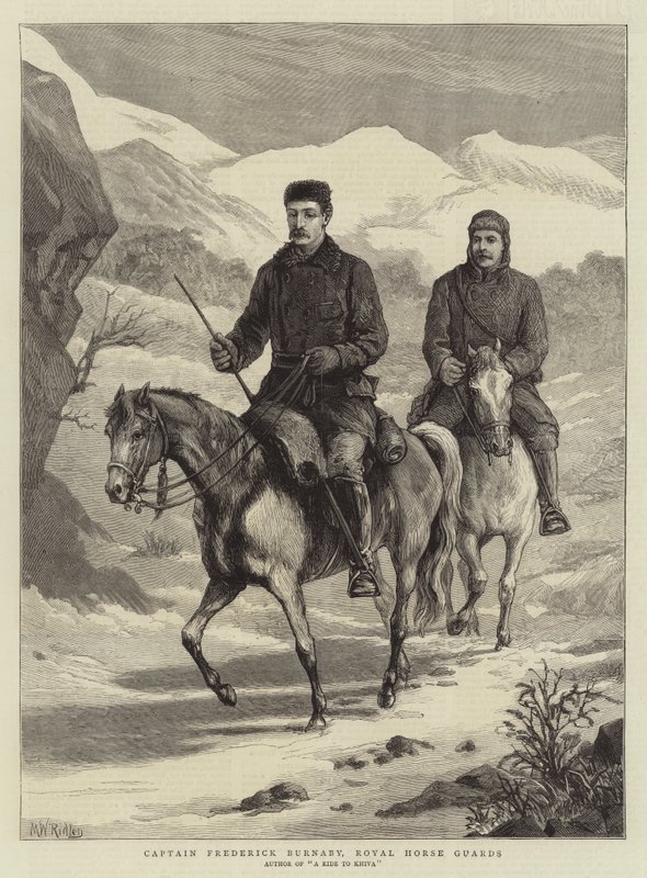 Kapitán Frederick Burnaby, Royal Horse Guards od Matthew White Ridley