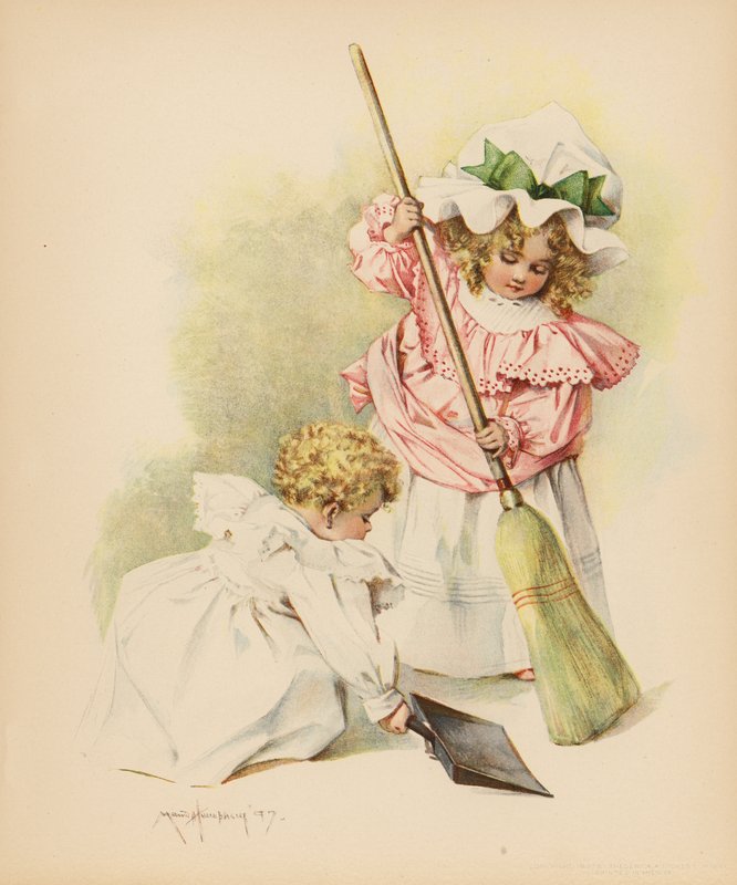 Úklid domu (barva lito) od Maud Humphrey