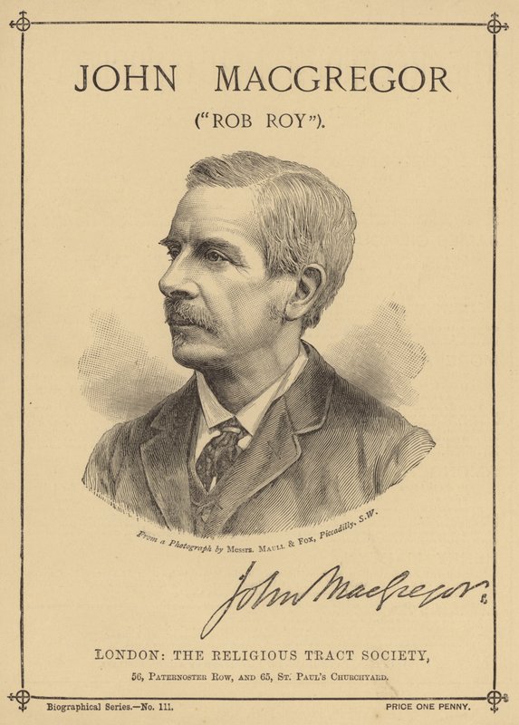 Portrét Johna MacGregora od Maull and Fox