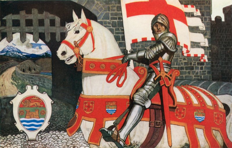 Carlisle, "Brána do Skotska" od Maurice Greiffenhagen