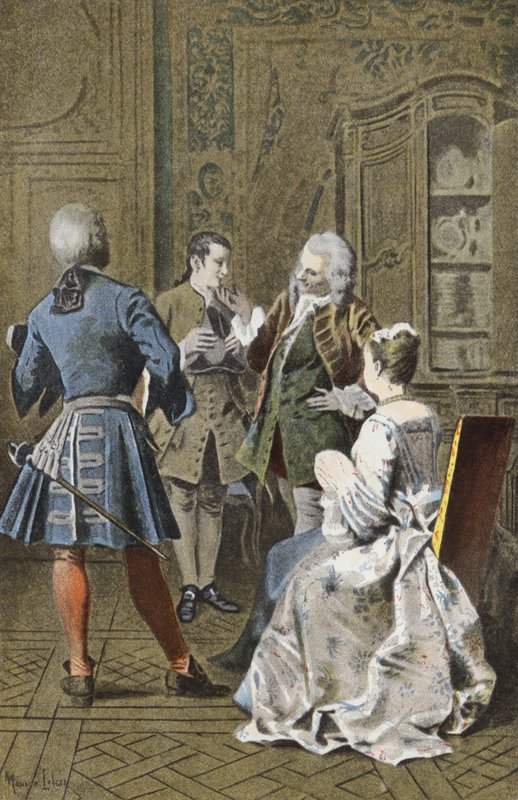 V domě monsieur G M od Maurice Leloir