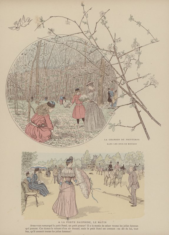 Ilustrace pro Paris Brillant (barevné lito) od Maurice Charles Mathieu Bonvoisin