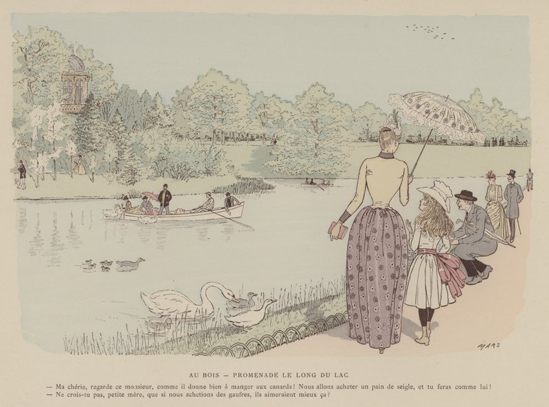 Ilustrace pro Paris Brillant (barevné lito) od Maurice Charles Mathieu Bonvoisin
