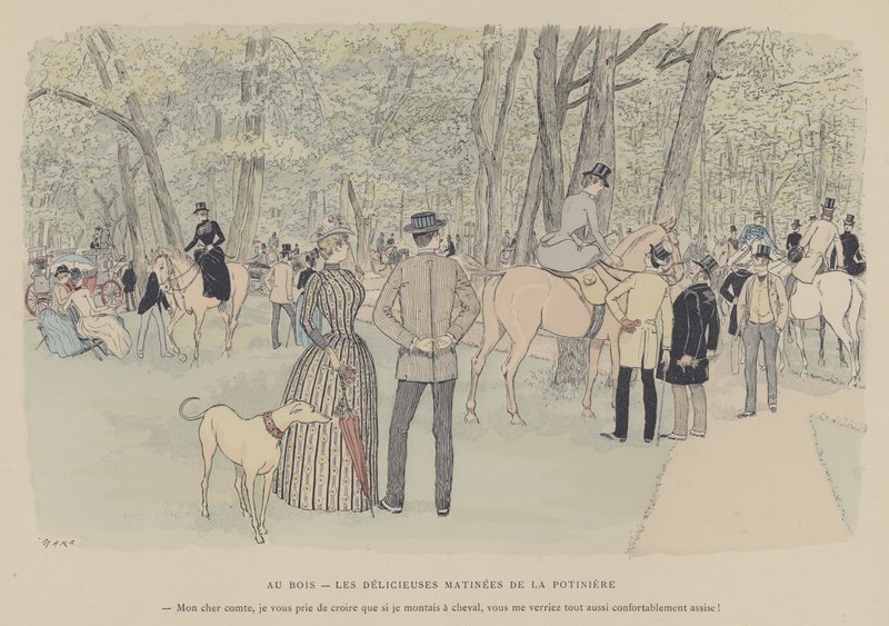 Ilustrace pro Paris Brillant (barevné lito) od Maurice Charles Mathieu Bonvoisin