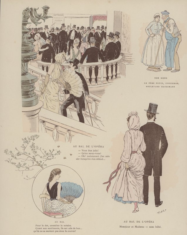 Ilustrace pro Paris Brillant (barevné lito) od Maurice Charles Mathieu Bonvoisin