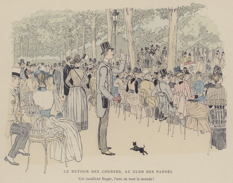 Ilustrace pro Paris Brillant (barevné lito) od Maurice Charles Mathieu Bonvoisin