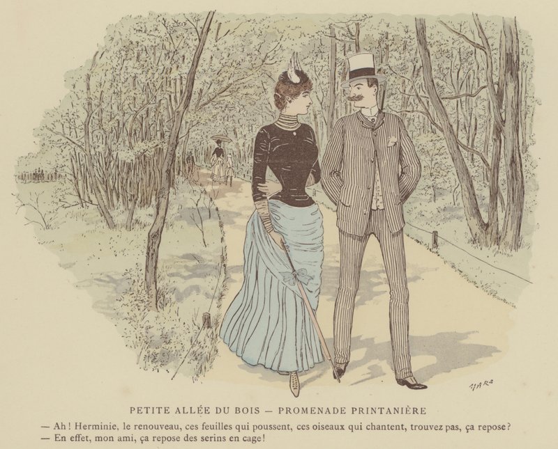 Ilustrace pro Paris Brillant (barevné lito) od Maurice Charles Mathieu Bonvoisin
