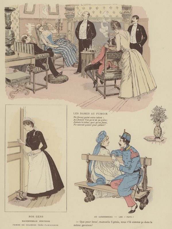 Ilustrace pro Paris Brillant (barevné lito) od Maurice Charles Mathieu Bonvoisin