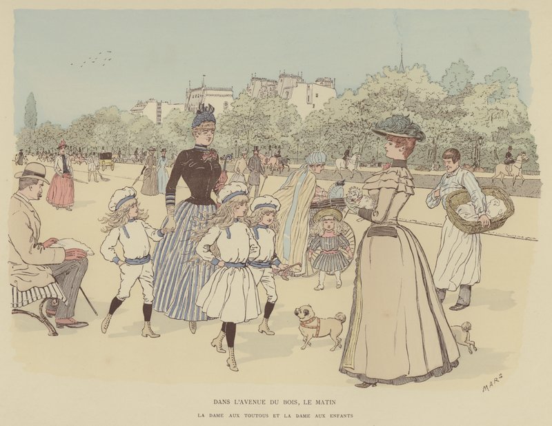 Ilustrace pro Paris Brillant (barevné lito) od Maurice Charles Mathieu Bonvoisin