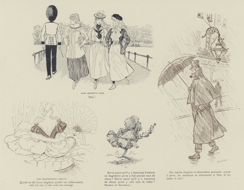 Ilustrace pro La Vie De Londres od Mars od Maurice Charles Mathieu Bonvoisin