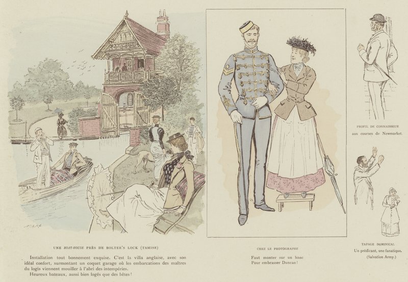 Ilustrace pro La Vie De Londres od Mars od Maurice Charles Mathieu Bonvoisin