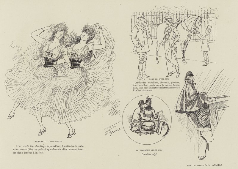 Ilustrace pro La Vie De Londres od Mars od Maurice Charles Mathieu Bonvoisin
