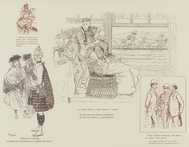 Ilustrace pro La Vie De Londres od Mars od Maurice Charles Mathieu Bonvoisin