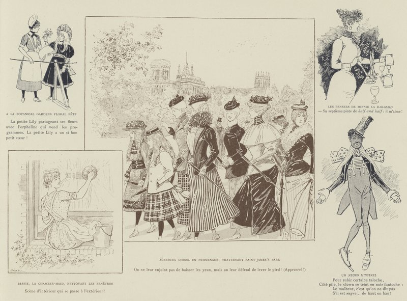 Ilustrace pro La Vie De Londres od Mars od Maurice Charles Mathieu Bonvoisin