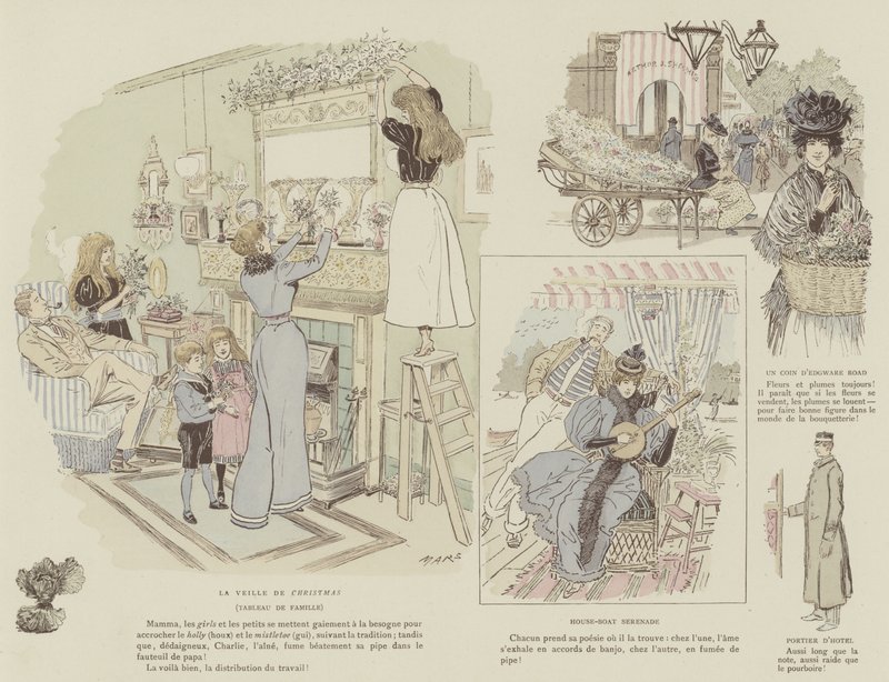 Ilustrace pro La Vie De Londres od Mars od Maurice Charles Mathieu Bonvoisin