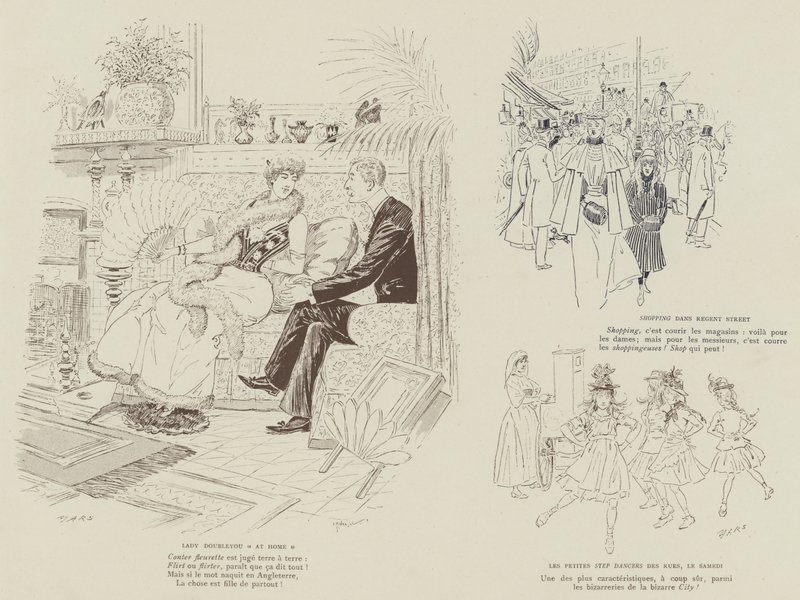 Ilustrace pro La Vie De Londres od Mars od Maurice Charles Mathieu Bonvoisin