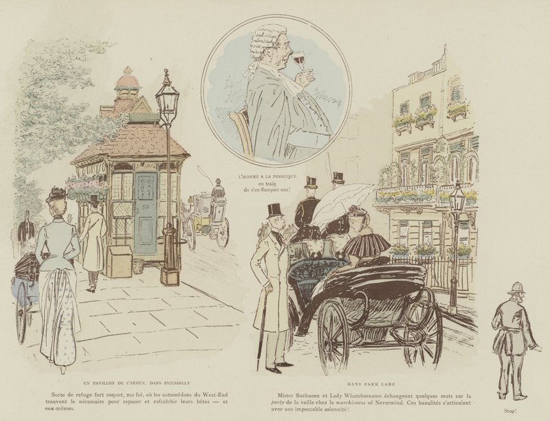Ilustrace pro La Vie De Londres od Mars od Maurice Charles Mathieu Bonvoisin
