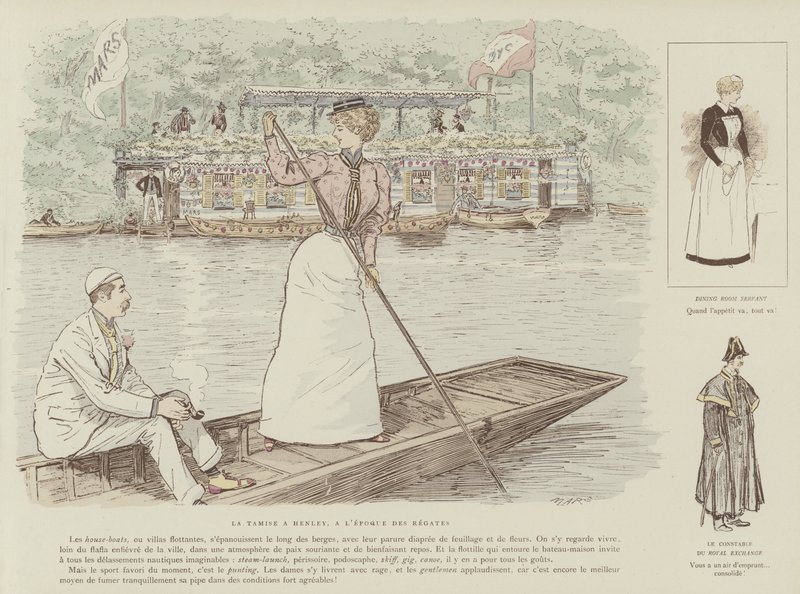 Ilustrace pro La Vie De Londres od Mars od Maurice Charles Mathieu Bonvoisin