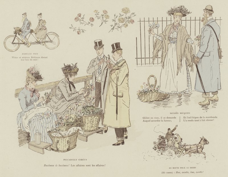 Ilustrace pro La Vie De Londres od Mars od Maurice Charles Mathieu Bonvoisin
