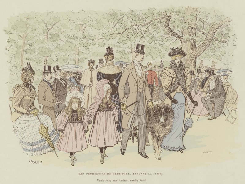 Ilustrace pro La Vie De Londres od Mars od Maurice Charles Mathieu Bonvoisin