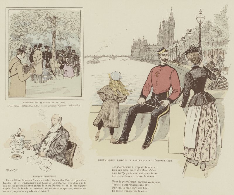 Ilustrace pro La Vie De Londres od Mars od Maurice Charles Mathieu Bonvoisin