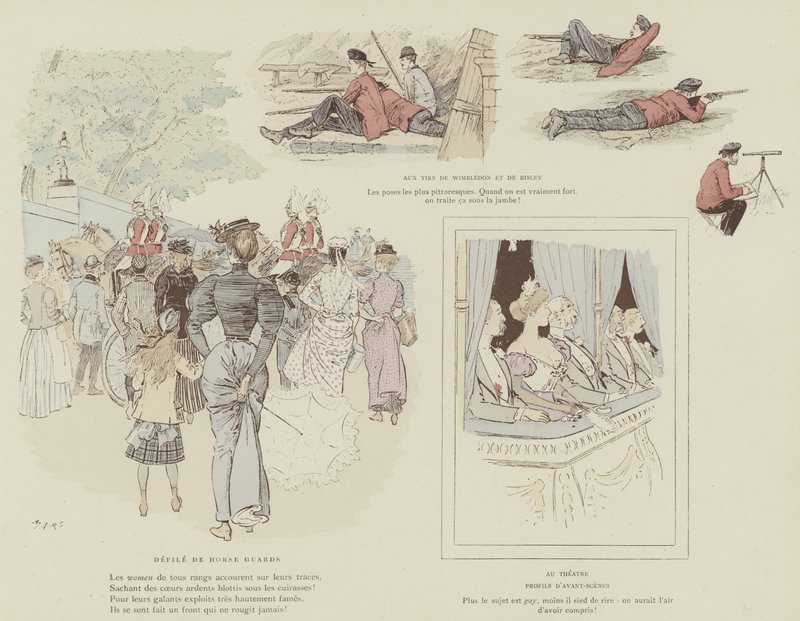 Ilustrace pro La Vie De Londres od Mars od Maurice Charles Mathieu Bonvoisin