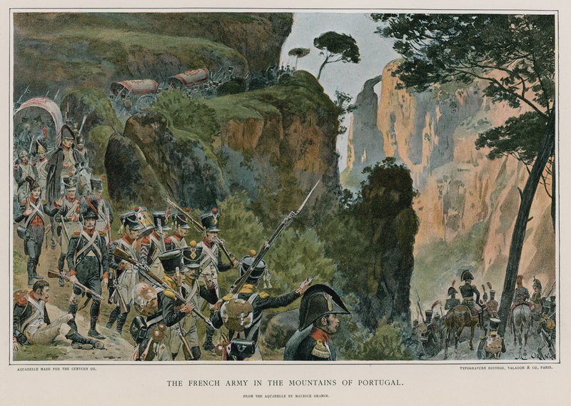 Francouzská armáda v horách Portugalska od Maurice Henri Orange