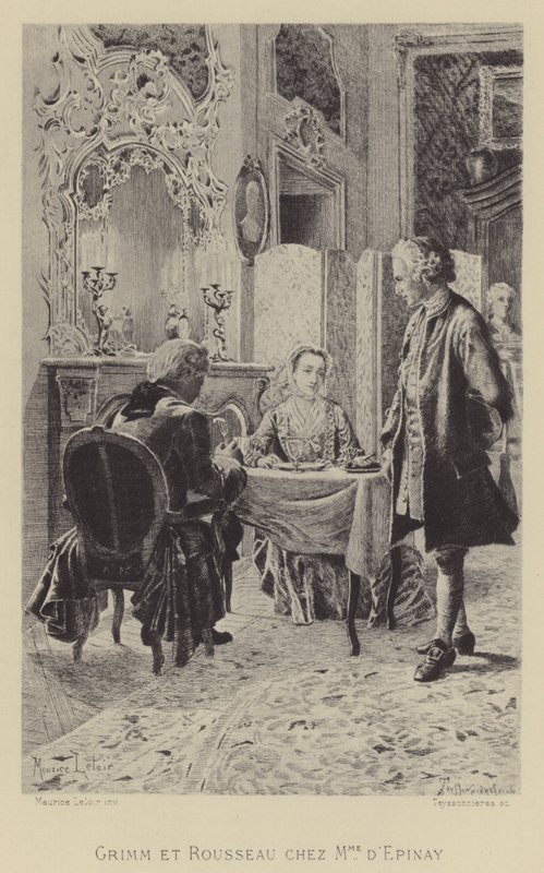 Grimm a Rousseau v domě Madame d