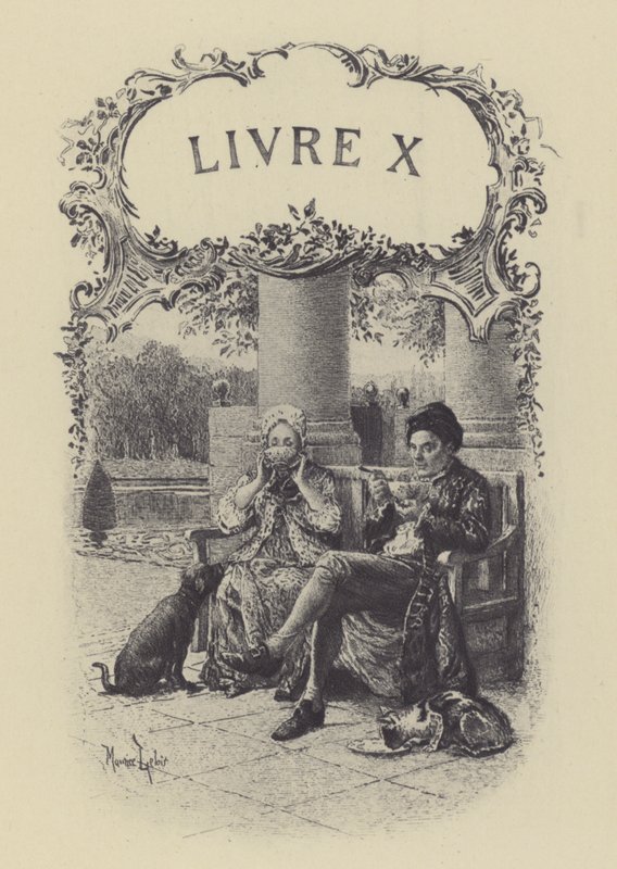 Ilustrace ke knize X Vyznání Jean-Jacquese Rousseaua (rytina) od Maurice Leloir