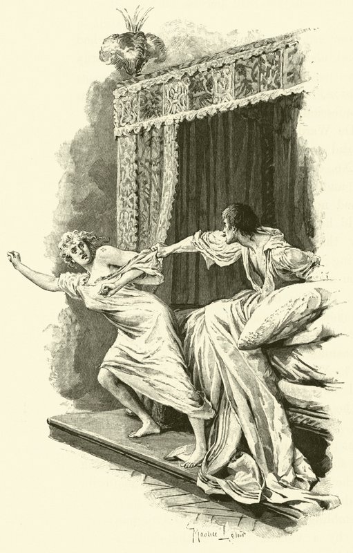 Ilustrace pro Tři mušketýry (rytina) od Maurice Leloir